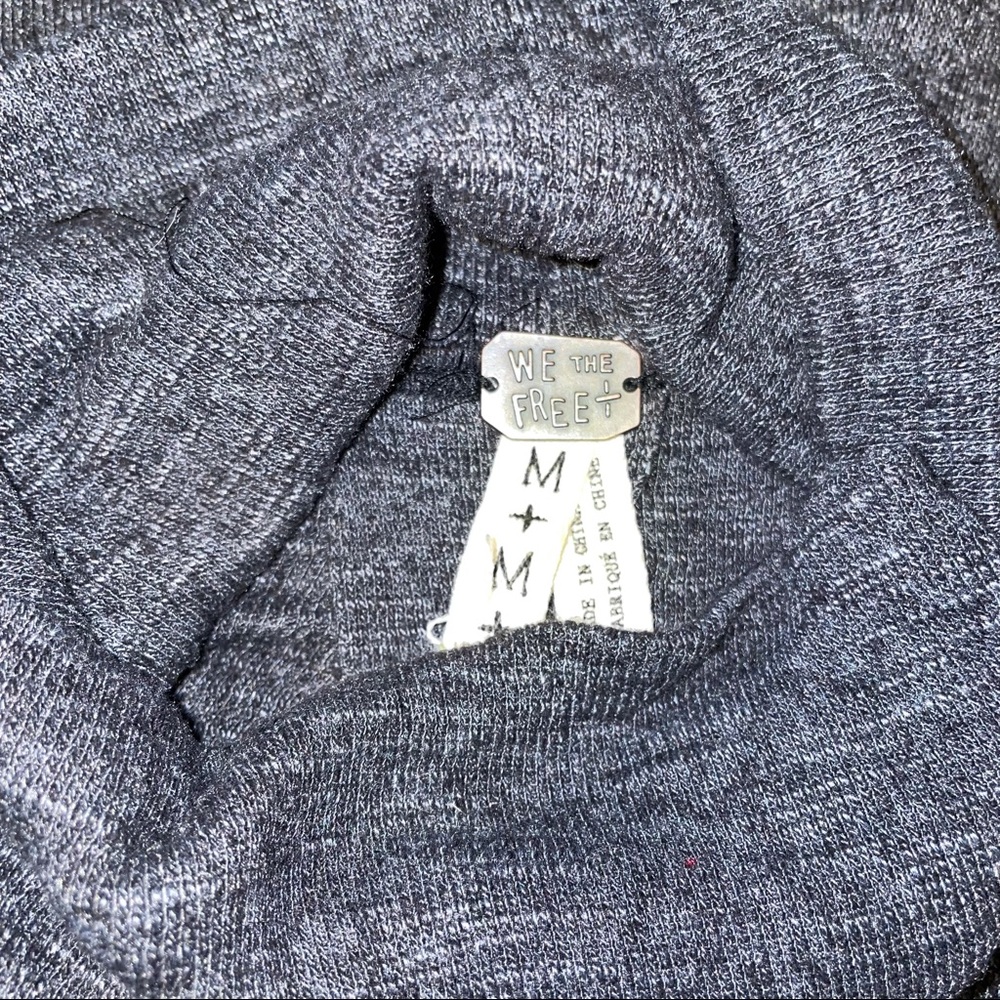 Free People Split Back Turtle Neck - image 6